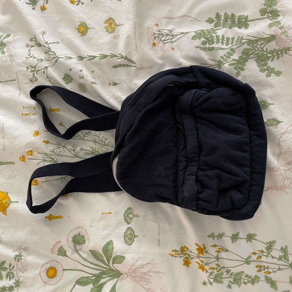 Brandy Melville Navy Blue Mini Backpack Rucksack Shoulder Bag